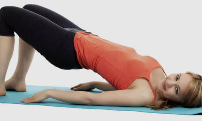 Rückenschmerzen - Beckenheben