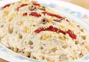 Kartoffelsalat mit Oliven