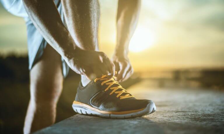 Schuhe beim Training