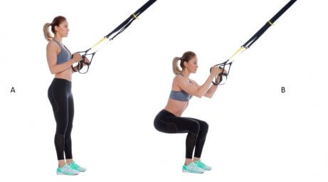 TRX Workout - Kniebeuge