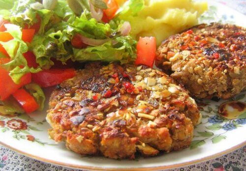 Vegane Linsenburger