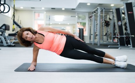 BBP-Workout - seitliche Planks