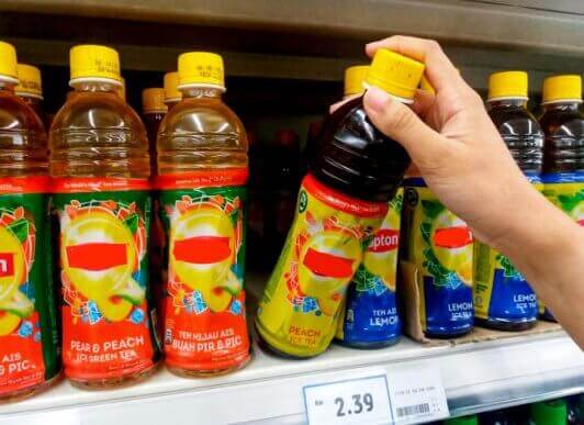 eistee im supermarkt