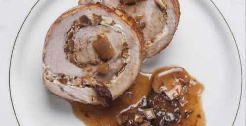 Schweinefilet gefüllt mit Pilzen