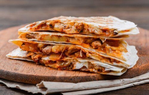 Quesadillas mit Huhn