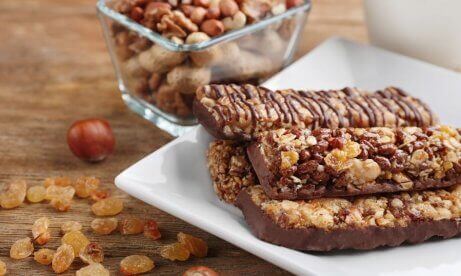 Schokoladen-Müsliriegel