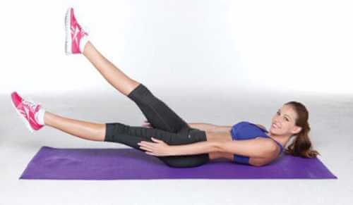 Aufwärmübung Beinschere