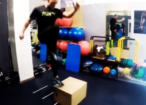 Skipping mit der Plyo Box