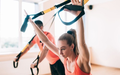 TRX-Bänder machen Spaß